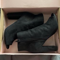 Black Booties Size 8