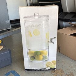 Glass Beverage Server