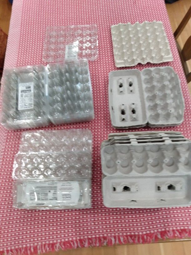 Egg Cartons 56 Assorted Used