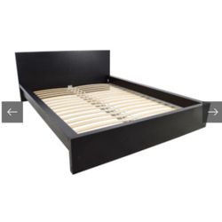 IKEA MALM bed with mattress (queen size)