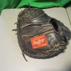 Used Rawlings Heart of the Hide PROSCM41B Gold Glove Catchers Glove