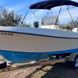 20’ Aquasport Deep Vee Center Console