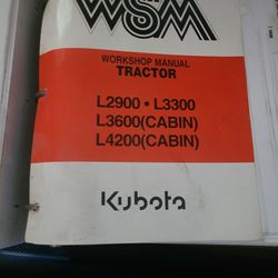 Kubota Workshop Manual