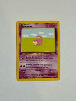 Slowpoke Fossil 1st edition 1999