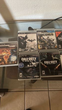 Have a PlayStation three with two controllers and seven games