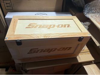 Wooden Tech Crate With Goodies