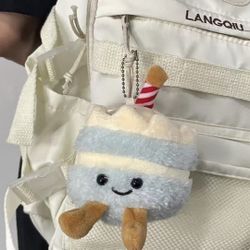 Cake Plush Keychain