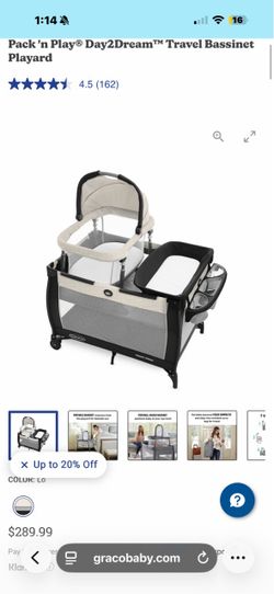 Graco pack a play with bassinet