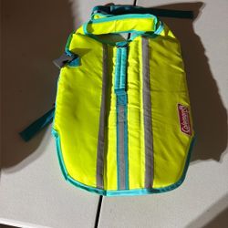 Kids Coleman Life Jacket For Swimming - Yellow