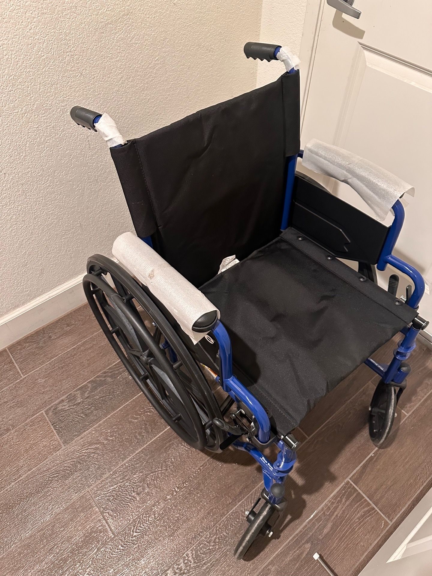 Drive Medical Blue Streak Lightweight Foldable Wheelchair