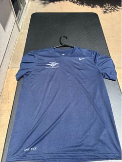 Nike Airforce Outdoor Recreation Dri-Fit Dark Blue Shirt Medium