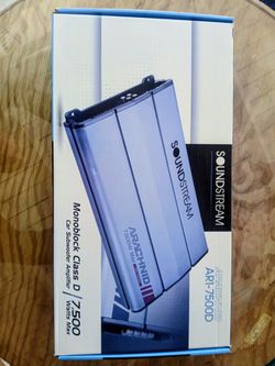 Soundstream 7500 watts Monobloc Class D Amplifier Brand New In The Box