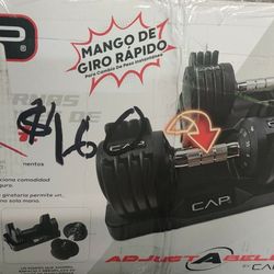 New Cap Dumbbells For Up To 25 Lbs Adjustable Weight