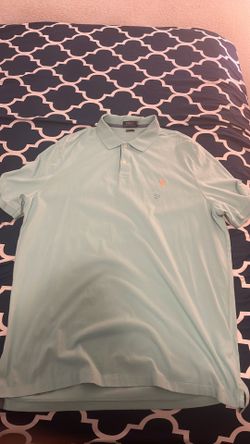 Polo Ralph Lauren Men’s Classic Fit Green Solid Polo Shirt XL Regular