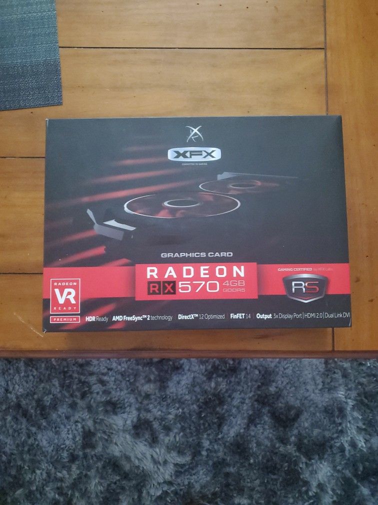 XFX Radeon RX 570 Graphics Card (4 GB GDDR5)