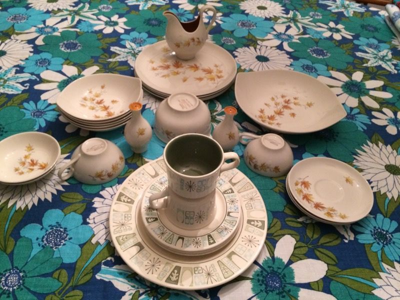 24+ pieces of Taylor Smith Taylor mid century dishes