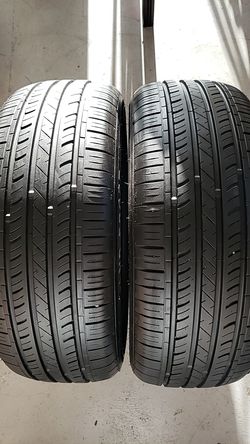 Land sport good condition 2 tires 215 55 17 80% tread