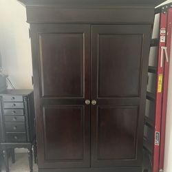 utiful solid wood bedroom armoire $500 OBO