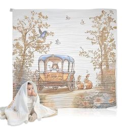 BRAND NEW! Super Soft Cotton Receiving/Swaddle Blanket