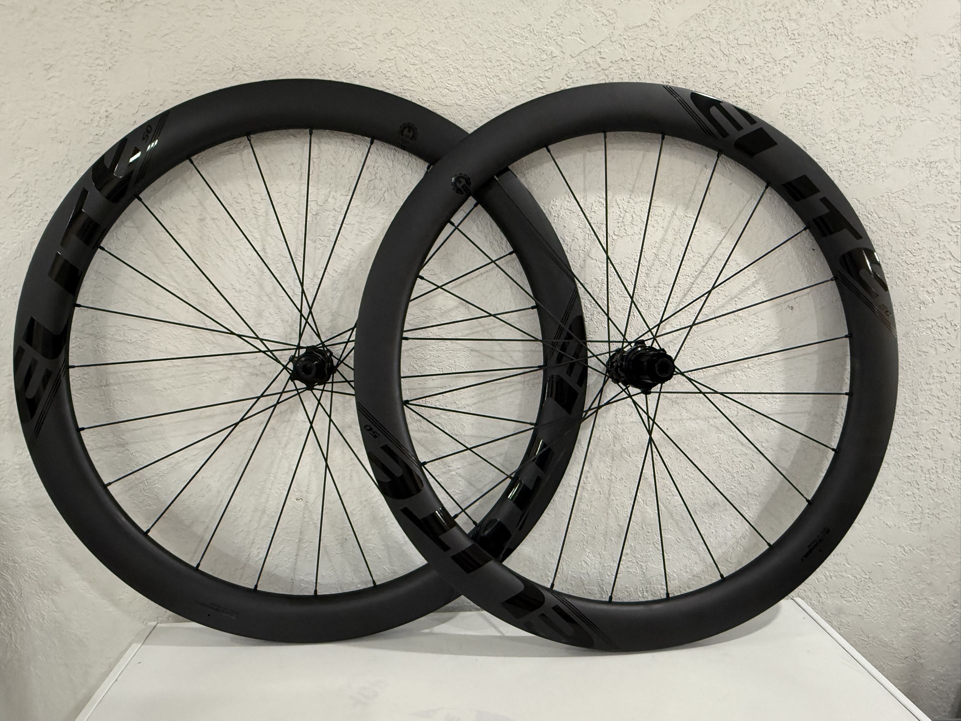 Elite C50  Carbon Disc Wheel Set 