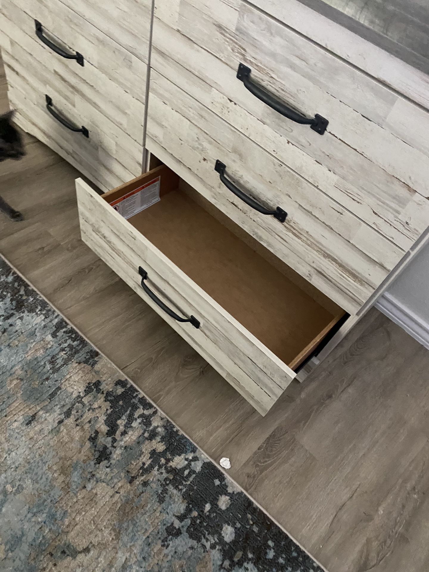 Almost New Queen Bedroom Set. Mattress And Box Spring Included for Sale