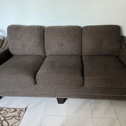 Gray Pull Out Couch With Mattress 