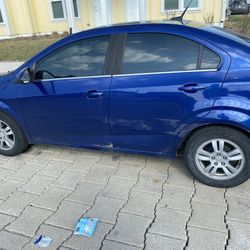 Blue Chevy Sonic 