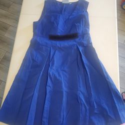 Vera Wang Blue Dress