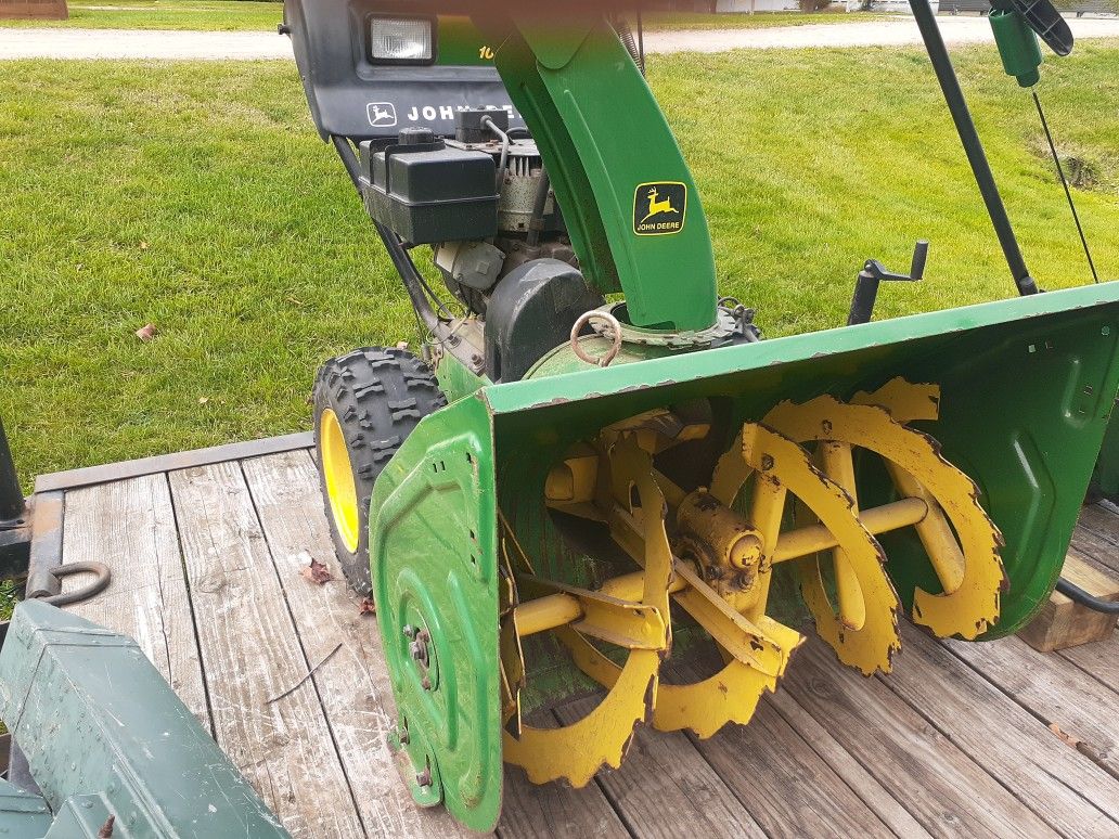 JD snow Blower