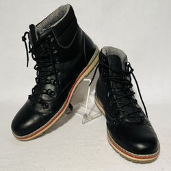 Sonoma Men's Black Boots W/Gray Lining from KOHL's Size: 13-#176490 Super Clean!