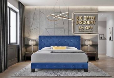 New queen size bed with mattress