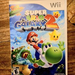 Wii Super Mario Galaxy 2. Complete With Manual.  Check Out My Other Listings For More Wii Games 