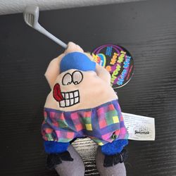 Silly Slammers Sports McDivot Golf Plush Vintage 1998 Beanbag Toy