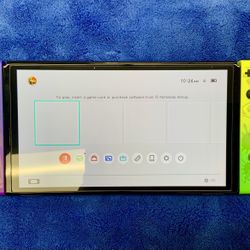 Nintendo Switch OLED Gaming Handheld Console System Touchscreen Joystick Control 64 GB Memory Storage HEG-001 Game Cartridge Gamer Puzzle Adventure