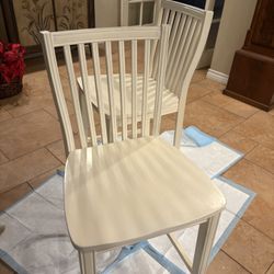 Bar Stools 2 off White  Pier one