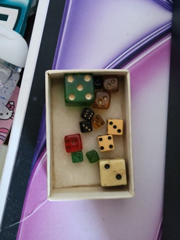Old Dice Tiny And Not.