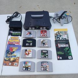 Nintendo 64 and 8 Games