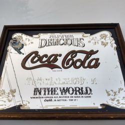 Vintage Coca Cola Mirror 