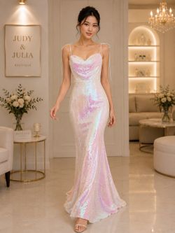 ✨ JJ013 IRIDESCENT BRIDAL MERMAID GOWN ✨