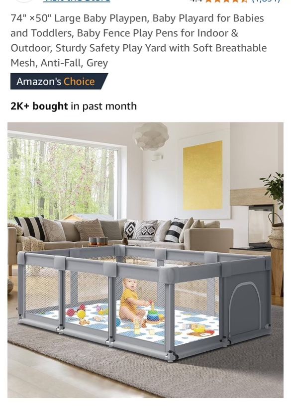 Large Baby Playpen