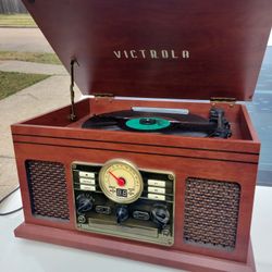 Victrola Bluetooth Vinyl Record CD Cassette Radio Stereo