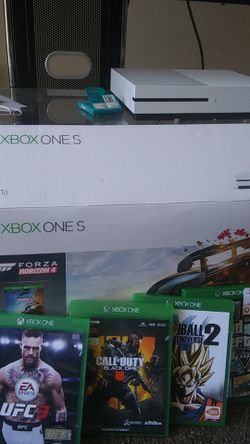 Xbox with games