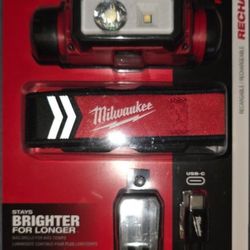 Milwaukee  600 Lumens LED REDLITHIUM Hard Hat Headlamp
