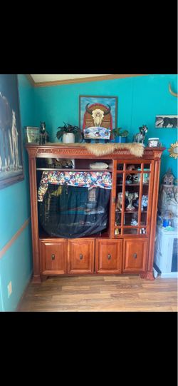 Tall entertainment center