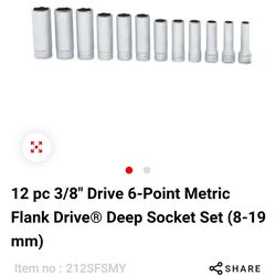Snap on new socket set