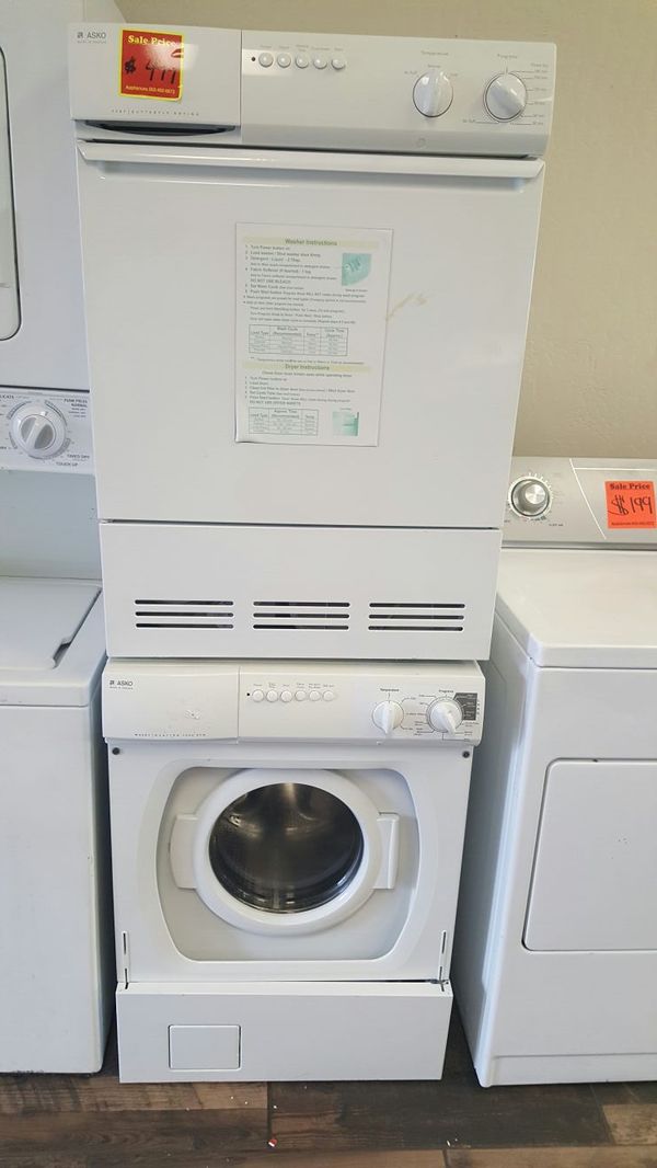 Asko stackable washer and dryer set for Sale in Phoenix