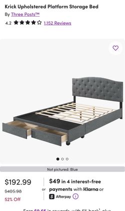 Krick Upholstered Platform Storage Bed
