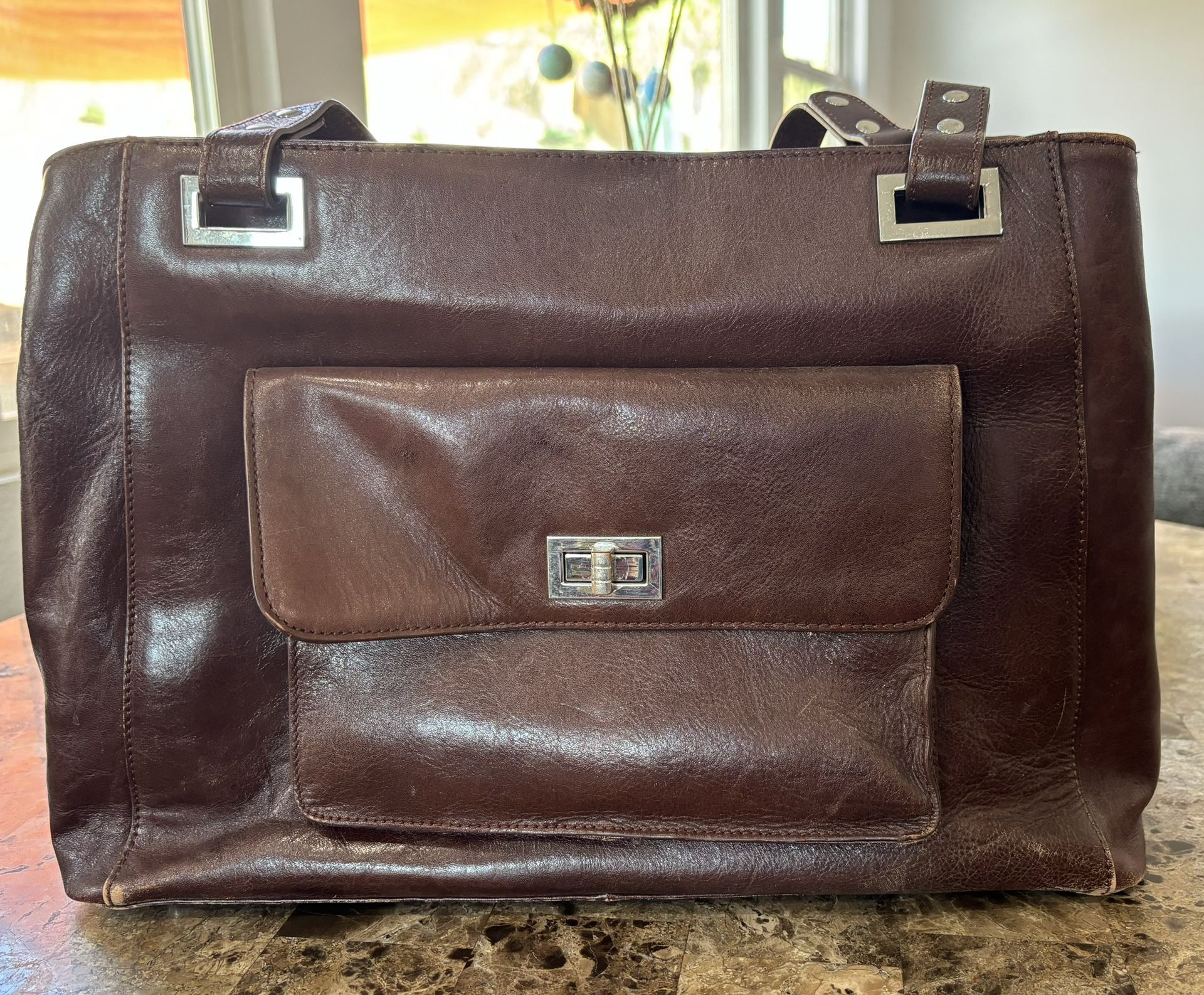 Leather Purse/Briefcase