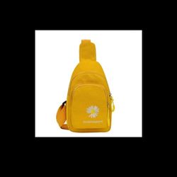 Shoulder Yellow Backpack