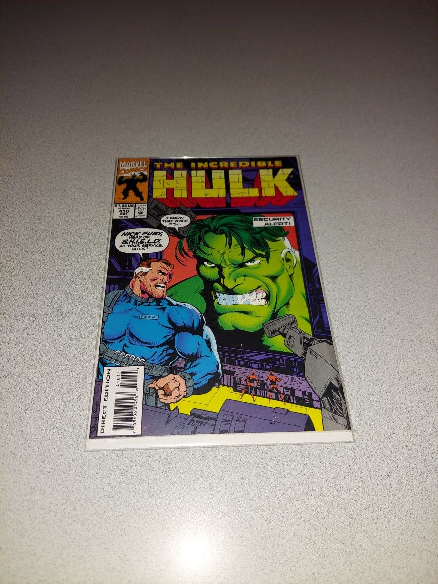 1993 THE INCREDIBLE HULK #410 COMIC BAGGED AND BOARDED